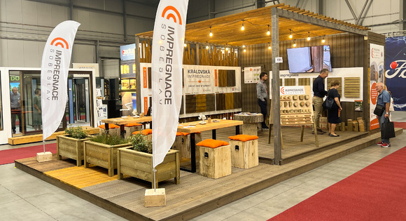 Expozice Impregnace Soběslav na veletrhu FOR ARCH 2023