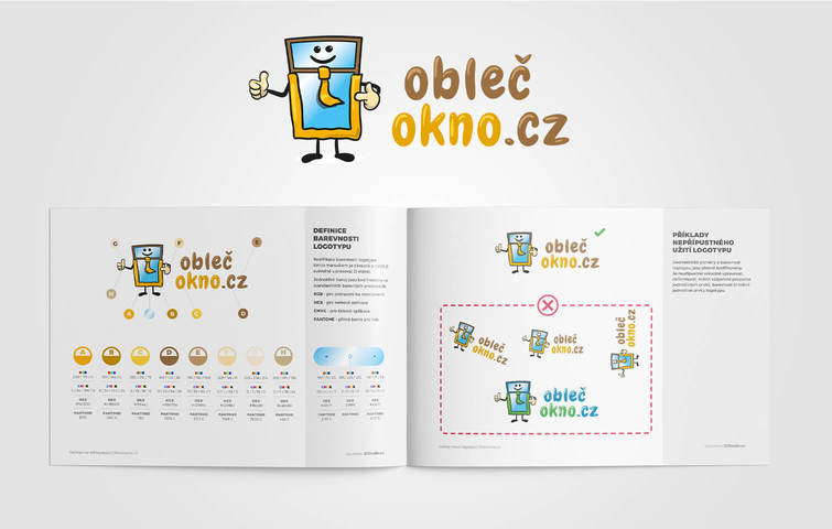 Kliknutím zvětšíte Obleč okno - grafické práce