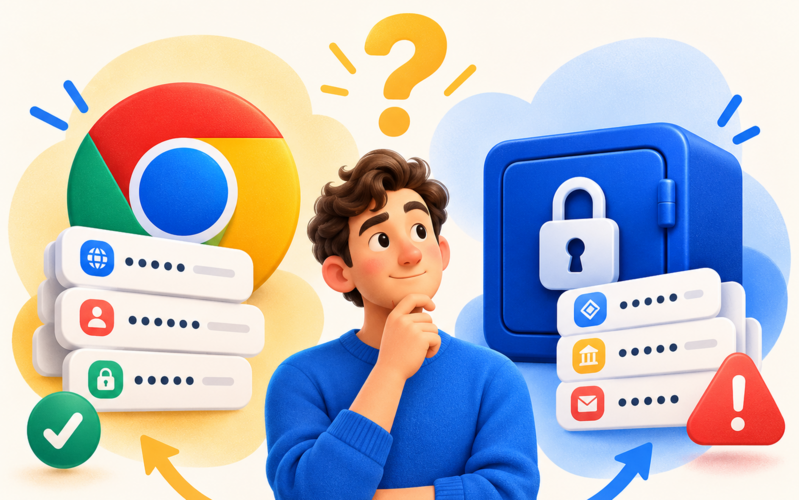 Správce hesel Google Chrome v roce 2026: ano, nebo ne?