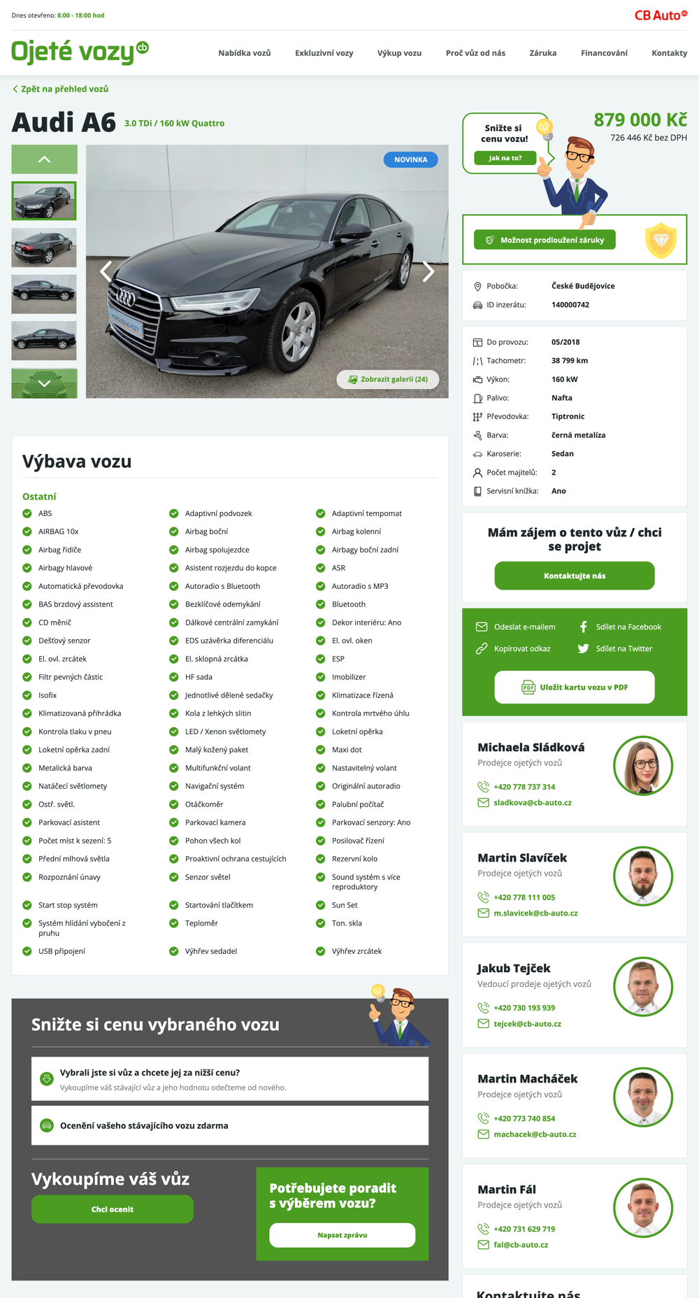 náhled webu