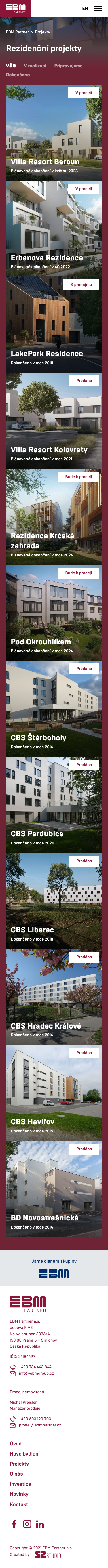 náhled webu