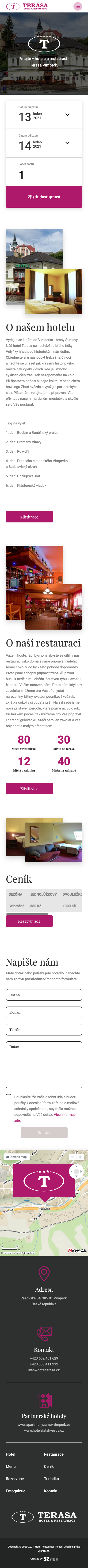 náhled webu