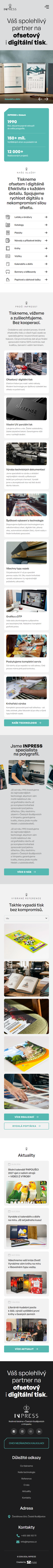 náhled webu