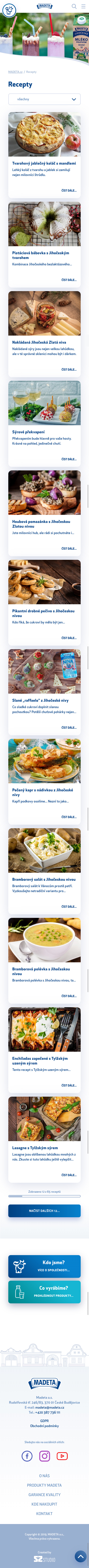 náhled webu