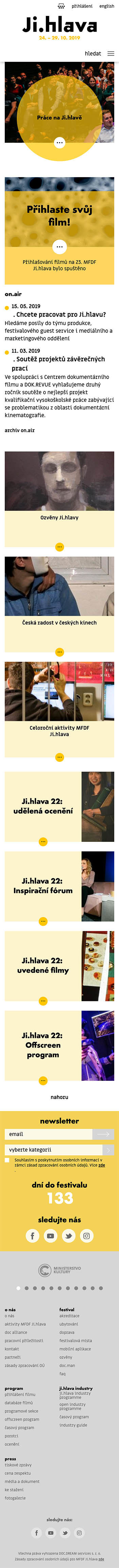náhled webu