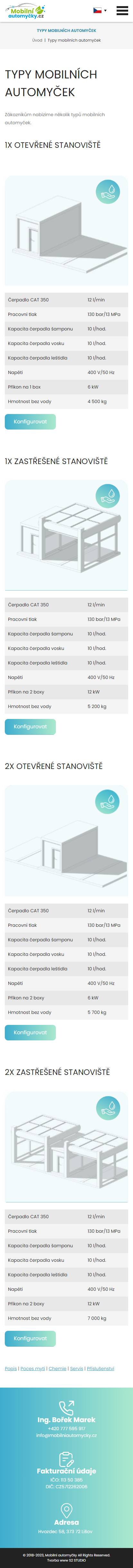 náhled webu