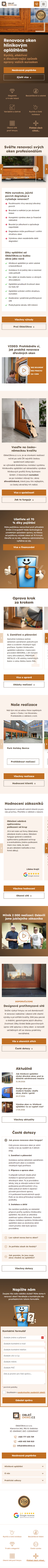 náhled webu