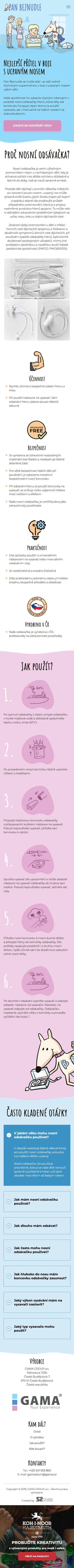 náhled webu