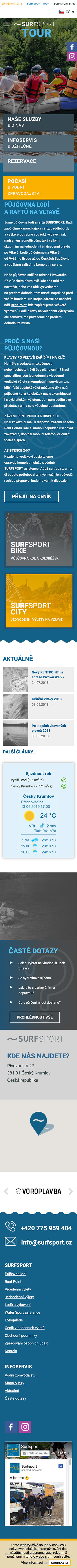 náhled webu