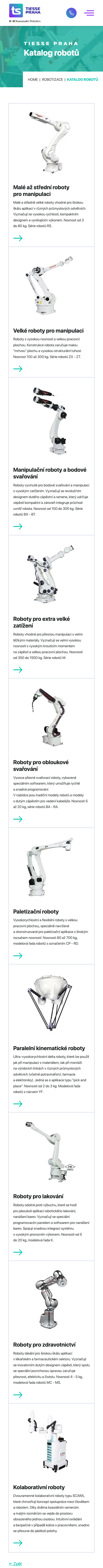 náhled webu