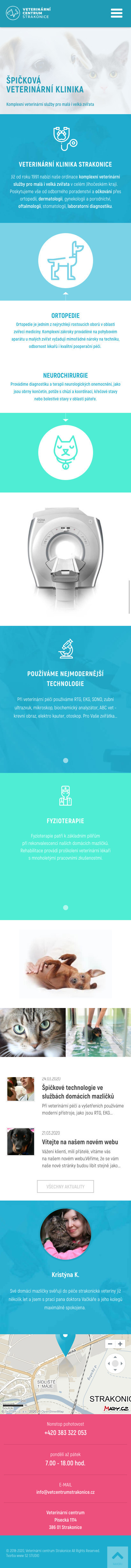 náhled webu