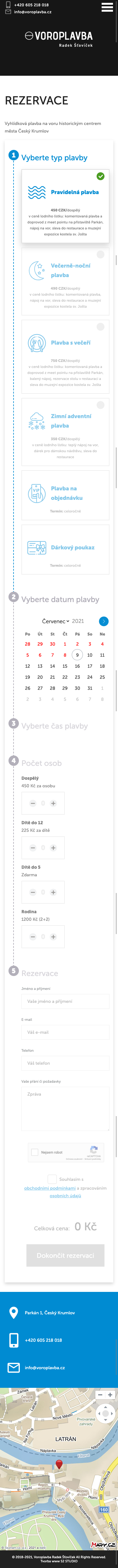 náhled webu